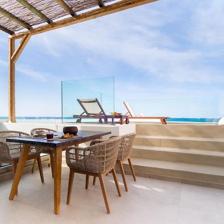 Wave, An Idyllic Seafront Suite By Nirousuites Kokkini Hani Bagian luar foto