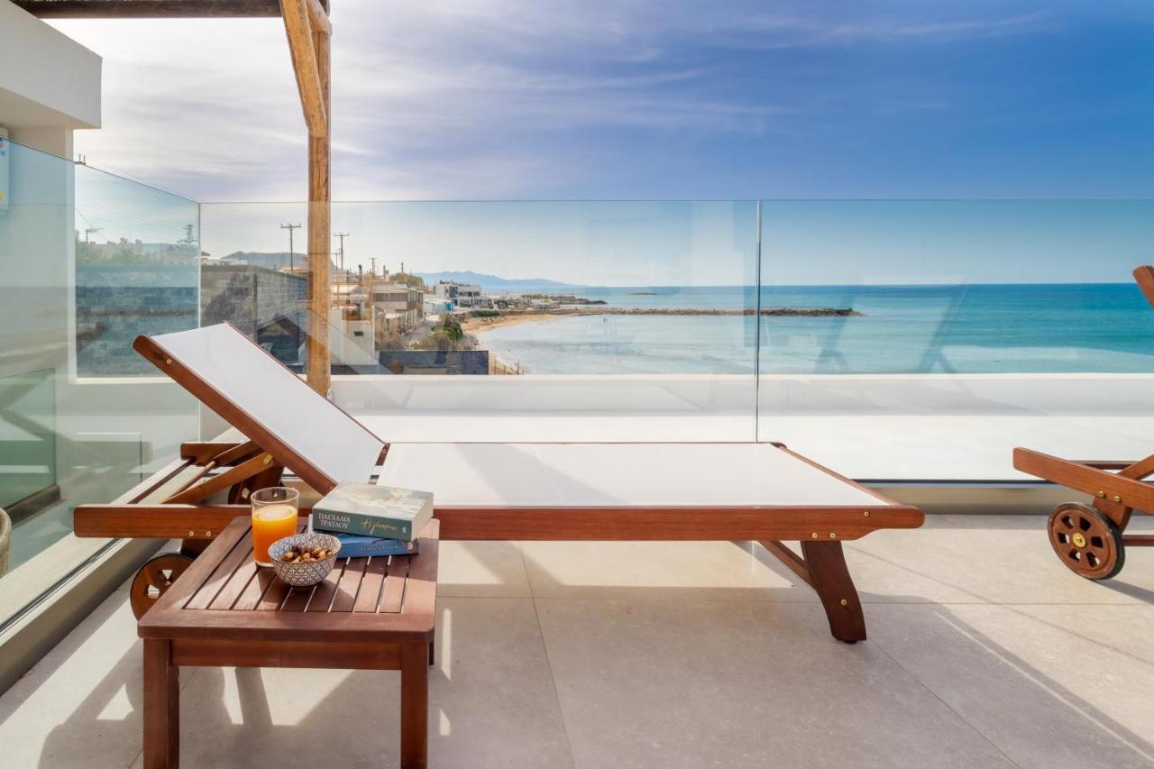 Wave, An Idyllic Seafront Suite By Nirousuites Kokkini Hani Bagian luar foto