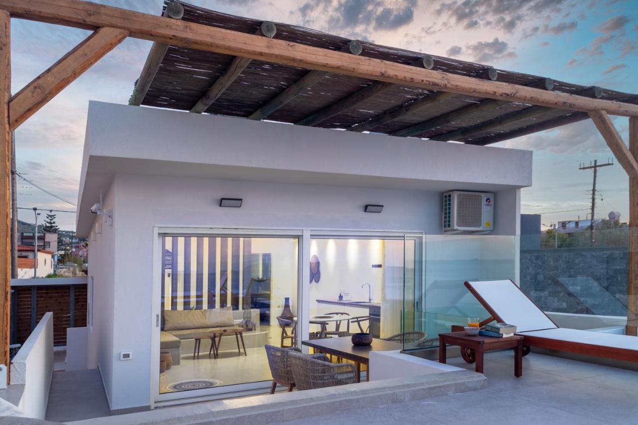 Wave, An Idyllic Seafront Suite By Nirousuites Kokkini Hani Bagian luar foto